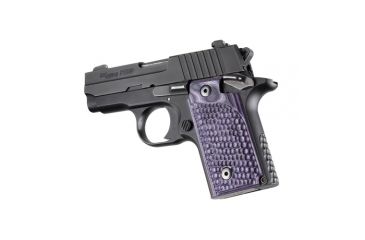 Image of SIG Sauer P238 Piranha Grip G10 - G-Mascus Purple Lava