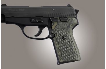 Image of Hogue SIG Sauer P239 Chain Link G-10 - G-Mascus Green 31118