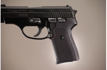 Image of Hogue SIG Sauer P239 Checkered Aluminum - Matte Black Anodized 31170