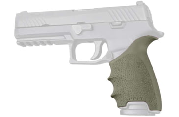Image of Hogue SIG Sauer P320 Full Size HandALL Beavertail Grip Sleeve, OD Green, 17601