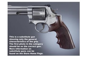 Image of Hogue Super Blackhawk Rosewood Checkered 84901