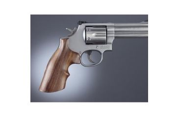 Image of Hogue Taurus Med. &amp; Lg. Sq. Butt PauFerro Top Finger Groove 66350