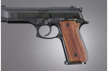 Image of Hogue Taurus PT-99 PT-92 PT-100 PT-101 Kingwood Safety Only Checkered 99611
