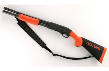 Image of Hogue Winchester 1300 Less Lethal Orange OverMolded Shotgun Stock 03040