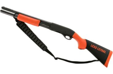 Image of Hogue Less Lethal Orange O.M. Shotgun Stock w/forend for the Remington 870 08742
