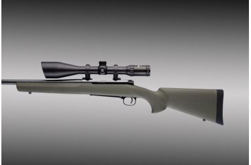 Image of Hogue Winchester M 70 Long Action Sporter Barrel Pillarbed Stock Od Green 07201
