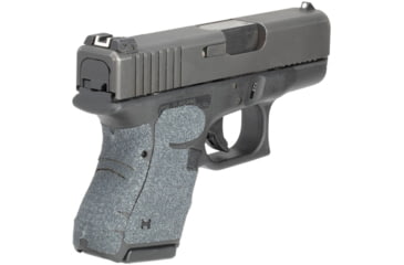 Image of Hogue Wrapter Adhesive Grip For Glock 26, 27, 33, 39, Small Frame Sub-Compact Generation 3, Grit Black, 18639