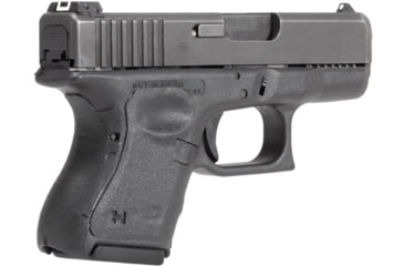 Image of Hogue Wrapter Adhesive Grip For Glock 26, 27, 33, 39, Small Frame Sub-Compact Generation 3, Rubber Black, 18630