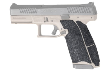 Image of Hogue Wrapter Grit 9mm Adhesive Pistol Grip, CZ P10 C, Black, 17839