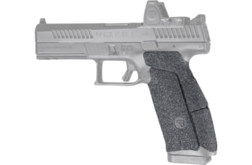 Image of Hogue Wrapter Grit 9mm Adhesive Pistol Grip, CZ P10 F, Black, 17829