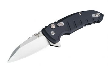 Image of Hogue X1-Microflip 2.75in Folder Wharncliffe Blade, Tumble Finish, Alum Frame, Matte Black 24160