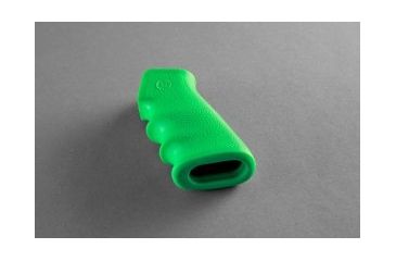 Image of Hogue Zombie-X AR-15/M-16 Rubber Grip with Finger Grooves - Glowing Zombie Green