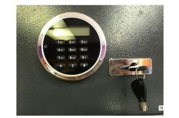 Image of Hollon Safe Hollon DP450LK Front Loading Depository Safe, Black, Small DP450LK