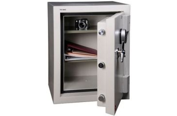 Image of Hollon Safe Hollon FB-685E Fire &amp; Burglay Safe, White, Medium FB-685E