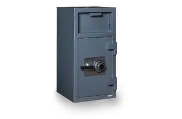 Image of Hollon Safe Hollon FD-2714C Front Loading Depository Safe, Gray, Medium FD-2714C