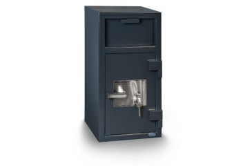 Image of Hollon Safe Hollon FD-2714K Front Loading Depository Safe, Gray, Medium FD-2714K