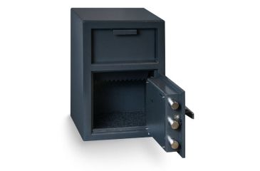 Image of Hollon Safe Hollon HDS-2014C Front Loading Depository Safe, Gray, Medium HDS-2014C