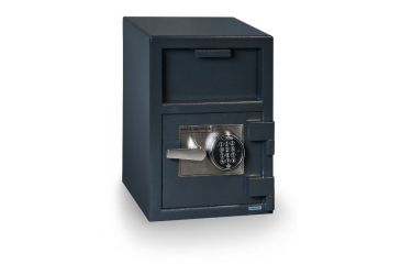 Image of Hollon Safe Hollon HDS-2014E Front Loading Depository Safe, Gray, Medium HDS-2014E