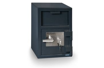 Image of Hollon Safe Hollon HDS-2014K Front Loading Depository Safe, Gray, Medium HDS-2014K