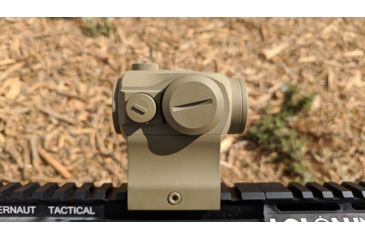 Image of OpticsPlanet Exclusive Holosun 403GL 1x 2 MOA Aluminum Micro Red Dot Sight,Flat Dark Earth, HS403GL FDE