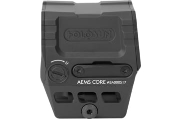 Image of Holosun AEMS Core Red Dot Sight, 2 MOA Red Dot Reticle, MAO, Black, AEMS-CORE-110101