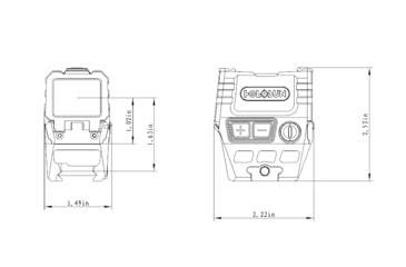 Image of Holosun AEMS Core Red Dot Sight, 2 MOA Red Dot Reticle, MAO, Black, AEMS-CORE-110101
