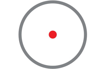 Image of Holosun ARO Advanced Rifle Optic 1x22mm Reflex Red Dot Sight, Red 2MOA Dot Reticle, Black, ARO-RD2
