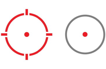 Image of Holosun ARO MRS Advanced Rifle Optic 1x22mm Reflex Red Dot Sight, Red 2 MOA Dot/2MOA Dot &amp; 65MOA Ring Reticle, Black, ARO-MRS-RD