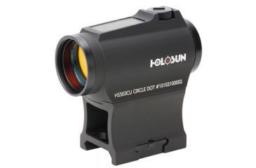 Image of Holosun Circle Micro Red Dot Sight,2 MOA Dot,65 MOA Circle,Black HS503CU
