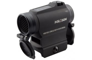 Image of Holosun Circle Micro Red Dot Solar Sight,2 MOA Dot,65 MOA Circle,Black HS515CU