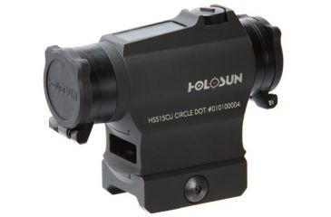 Image of Holosun Circle Micro Red Dot Solar Sight,2 MOA Dot,65 MOA Circle,Black HS515CU