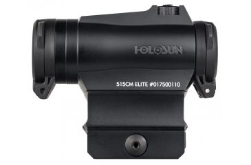 Image of Holosun Elite 2 MOA Dot/65 MOA Circle Dot Solar/Battery Micro Green Dot Sight, Black, HE515CM-GR Elite