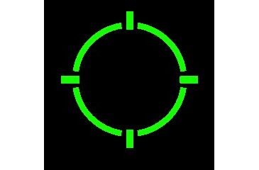 Image of Holosun Elite 65 MOA Circle / 2 MOA Dot Reticle Green LED Dot Sight, Black, HE515GM-GR Elite
