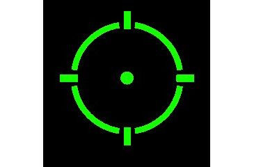 Image of Holosun Elite 65 MOA Circle / 2 MOA Dot Reticle Green LED Dot Sight, Black, HE515GM-GR Elite