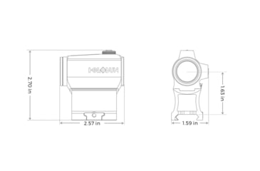 Image of Holosun Green LED 2MOA Dot, Black, HE403B-GR ELITE, EDEMO1