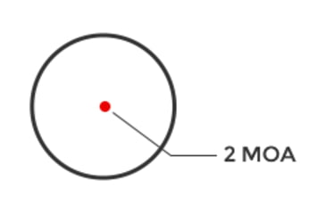 Image of Holosun HS403R Classic Series Red Dot Sight, 1x, 2 MOA Dot, CR2032 Battery, Black, HS403R