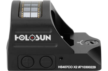 Image of Holosun HS407CO-X2 Red Dot Sight, 1x, 8 MOA Circle, Black, HS407CO-X2