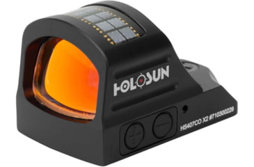 Image of Holosun HS407CO-X2 Red Dot Sight, 1x, 8 MOA Circle, Black, HS407CO-X2