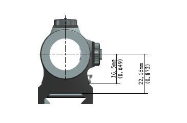 Image of Holosun LED Red Dot Sight w/Low and Co-witness Mounts HS403B, EDEMO2