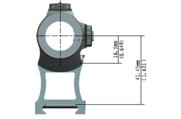 Image of Holosun LED Red Dot Sight w/Low and Co-witness Mounts HS403B, EDEMO2