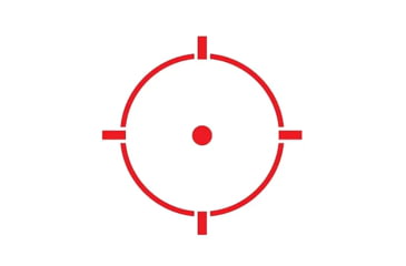Image of Holosun Military Grade Micro 1x22mm, 2 MOA Dot/65 MOA Circle, Black, Small, HS515GM