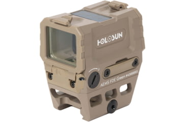 Image of Holosun OPMOD AEMS Red Dot Sight, Green MRS, 2 MOA Dot, Flat Dark Earth, AEMS 221311