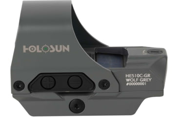 Image of Holosun OPMOD HS510C Red Dot Sight, Green MRS, 2 MOA Dot, Wolf Grey, HE510C-GR-GY