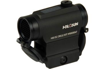 Image of Holosun PARALOW Circle Dot Sight w/High mount, Black, HS515C
