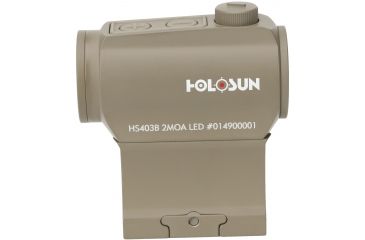Image of Holosun Red Dot Sight, Flat Dark Earth, HS403B-FDE, EDEMO4
