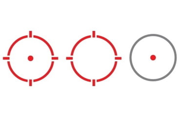 Image of Holosun Ronin Carry Enclosed Pistol 1x Red Dot Sight, Multi Reticle, Black, RONIN-EPS-CARRY-RD-MRS