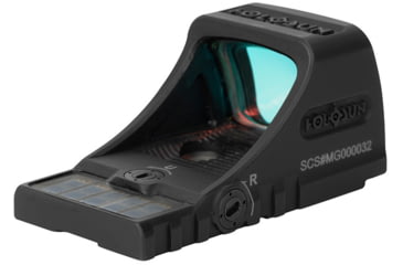 Image of Holosun SCS MOS Solar Charging Sight, 2 MOA Dot/32 MOA Circle Green Multi Reticle, Black, SCS-M-GR