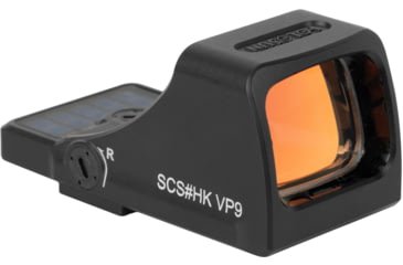 Image of Holosun SCS Solar Charging Sight for H&amp;K VP9, 2 MOA Dot/32 MOA Circle Green Reticles, Black, Black, SCS-VP9-GR