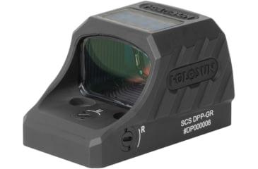 Image of Holosun SCS Solar Charging Sight for Sig P320, 2 MOA Dot/32 MOA Circle Green Reticles, Black, SCS-320-GR
