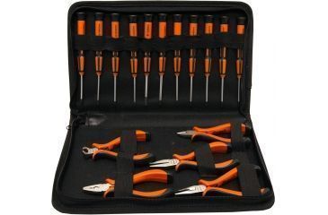 Image of Homak 16pc Precision Screwdriver &amp; Pliers Set w/ Case HT06801700